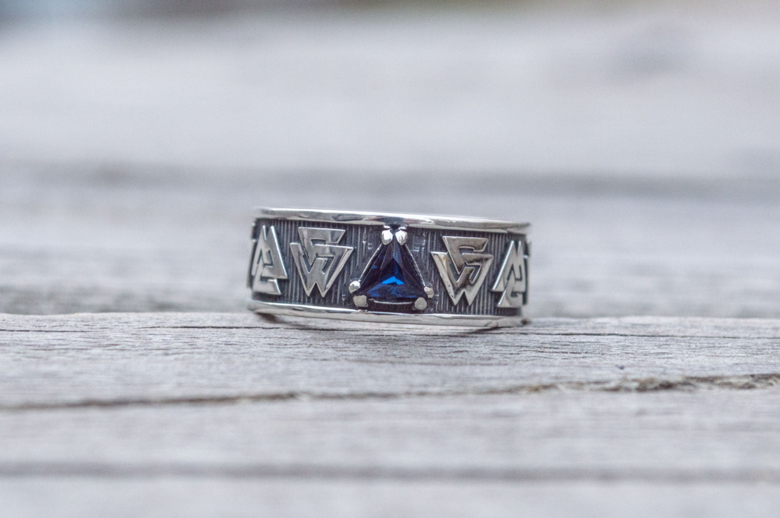 Bague Anneau Viking Bjorn — Argent 925