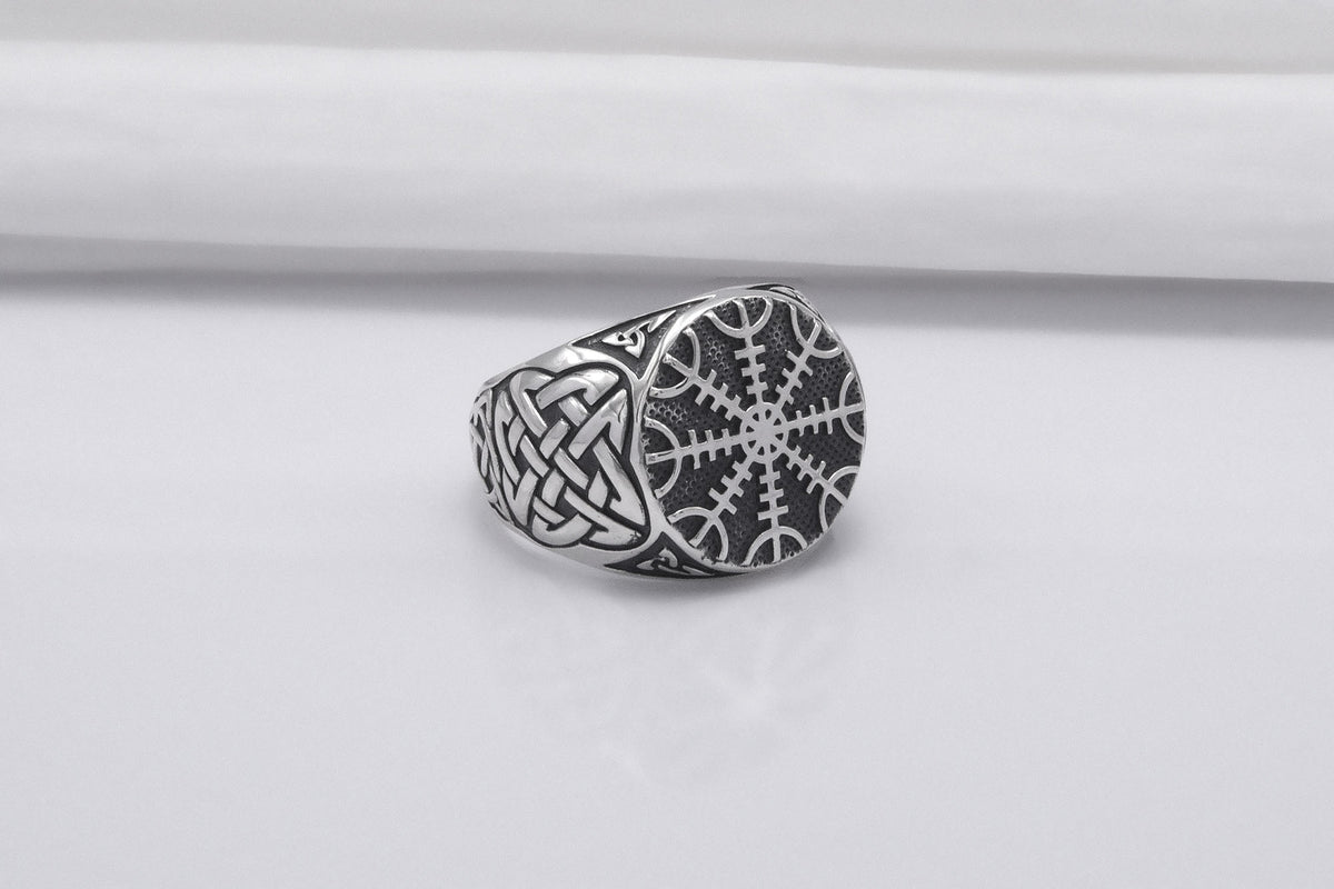 Bague Chevalière Viking Freyja — Argent 925