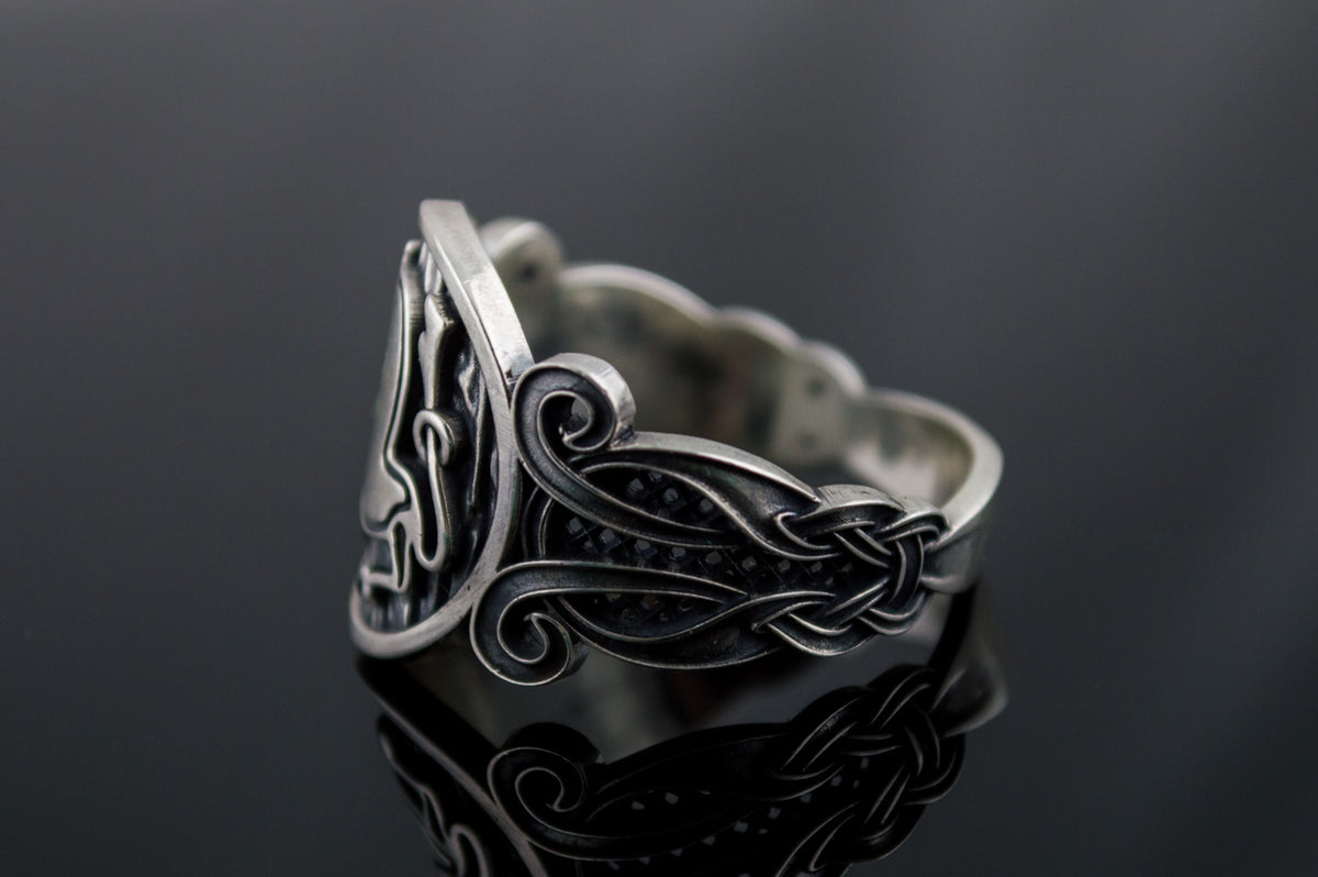 Bague Chevalière Viking Einar — Argent 925