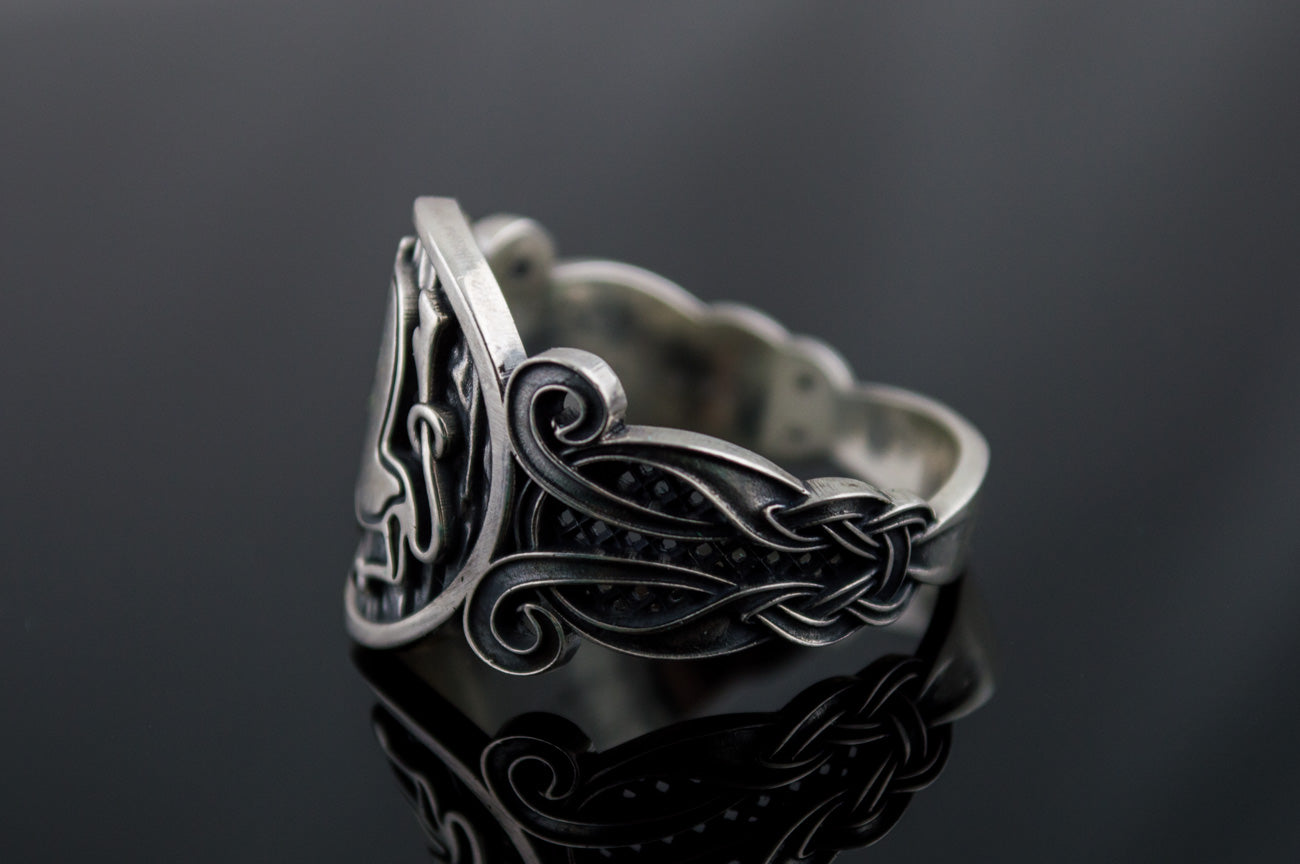 Bague Chevalière Viking Einar — Argent 925