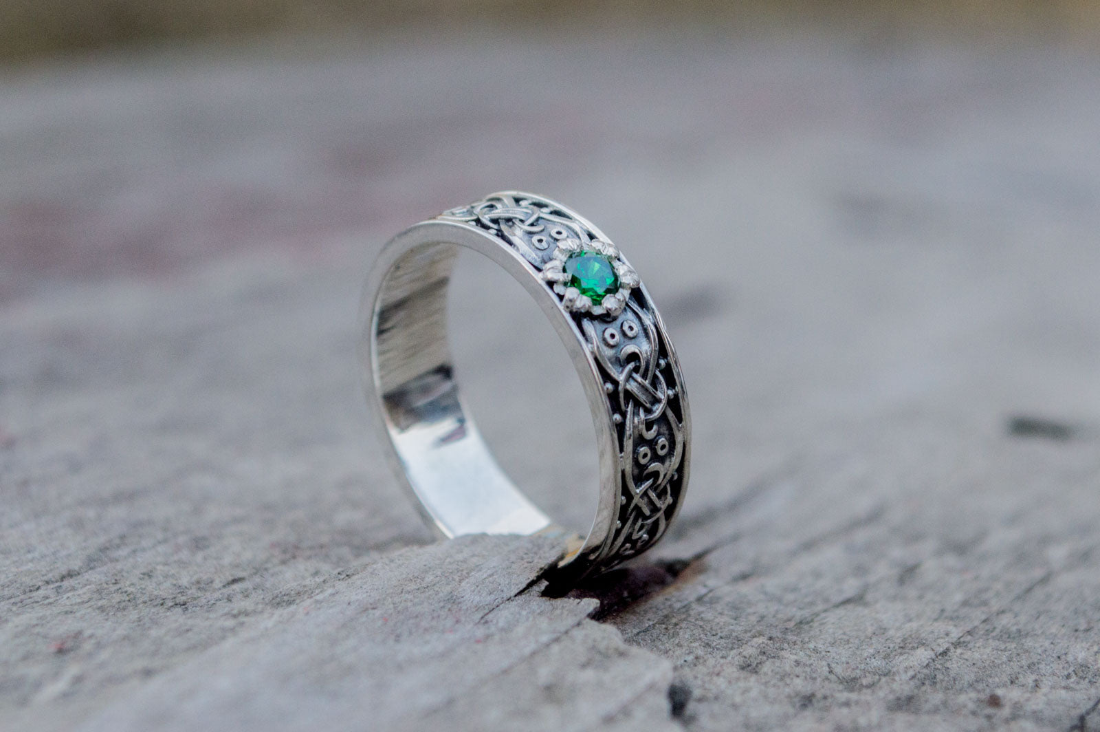 Bague Anneau Viking Leif — Argent 925