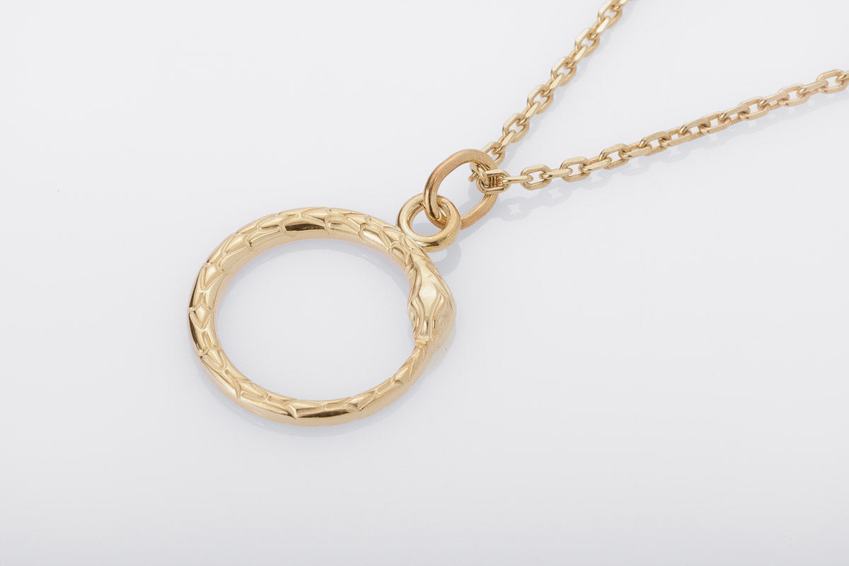 Pendentif Ouroboros Miniature — Argent 925