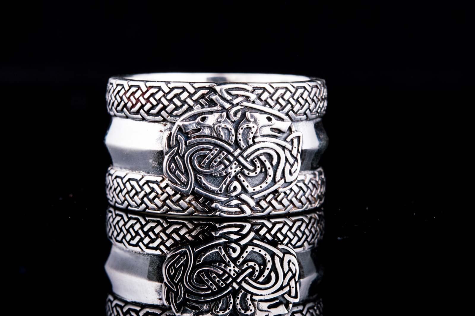 Bague Anneau Viking Freyja — Argent 925