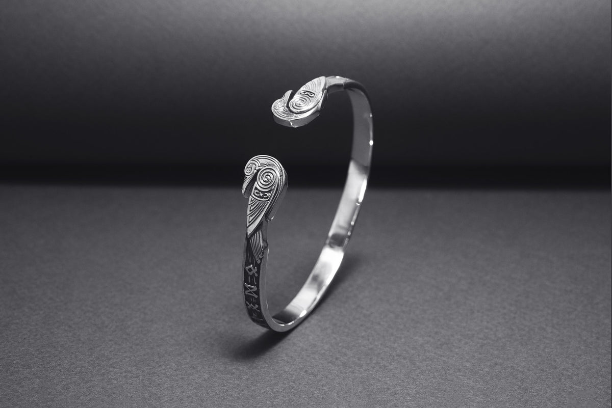 Bracelet Viking Grand Modèle — Argent 925