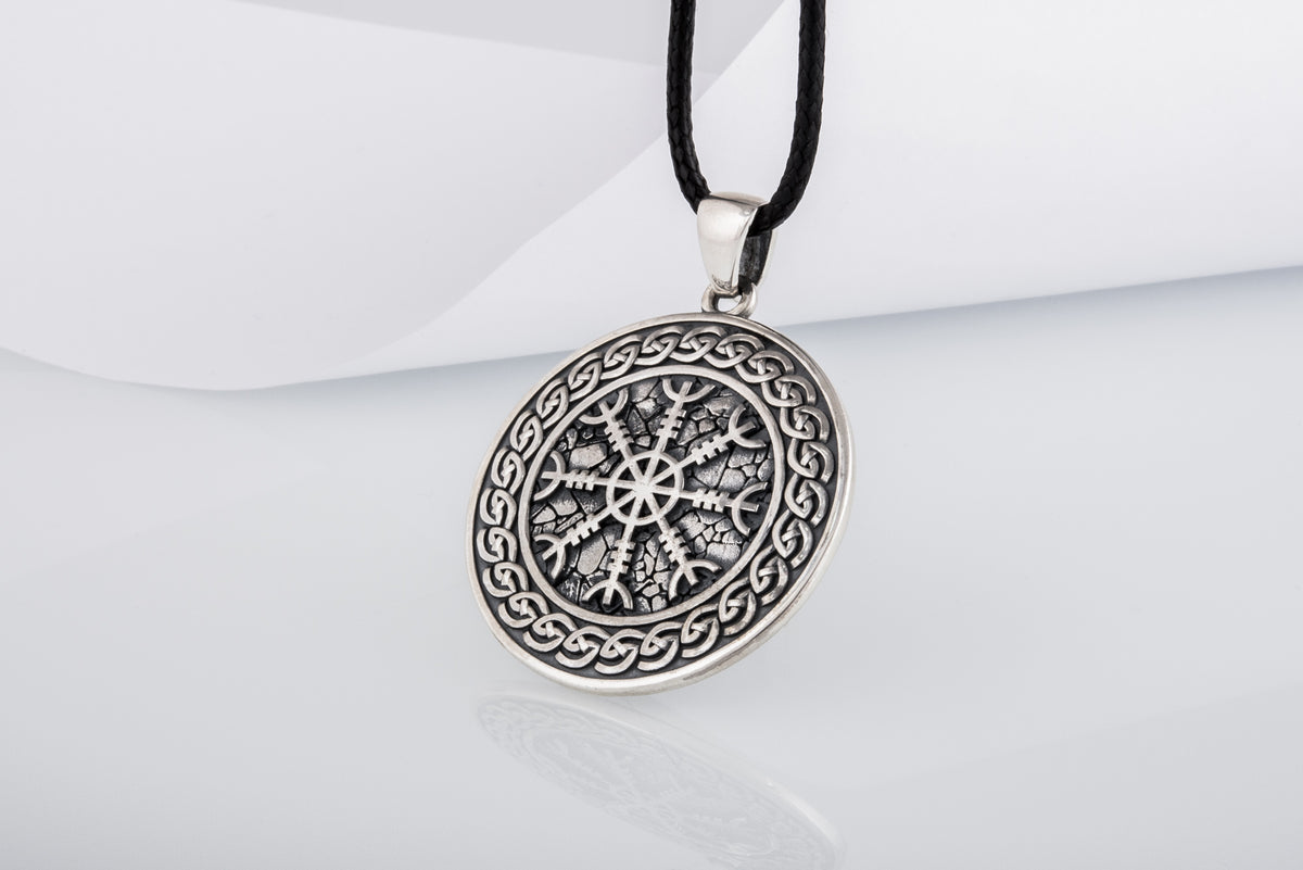 Pendentif Aegishjalmur et Ornement — Argent 925