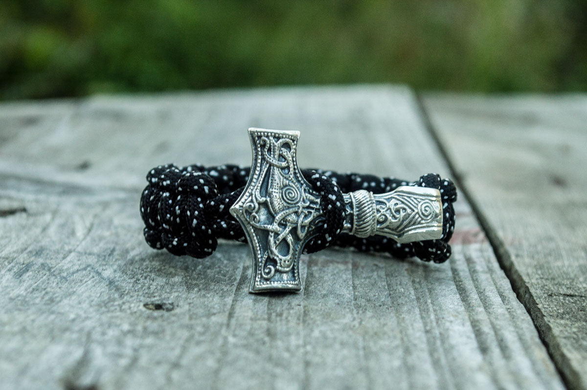 Pendentif Paracorde Torvald — Argent 925