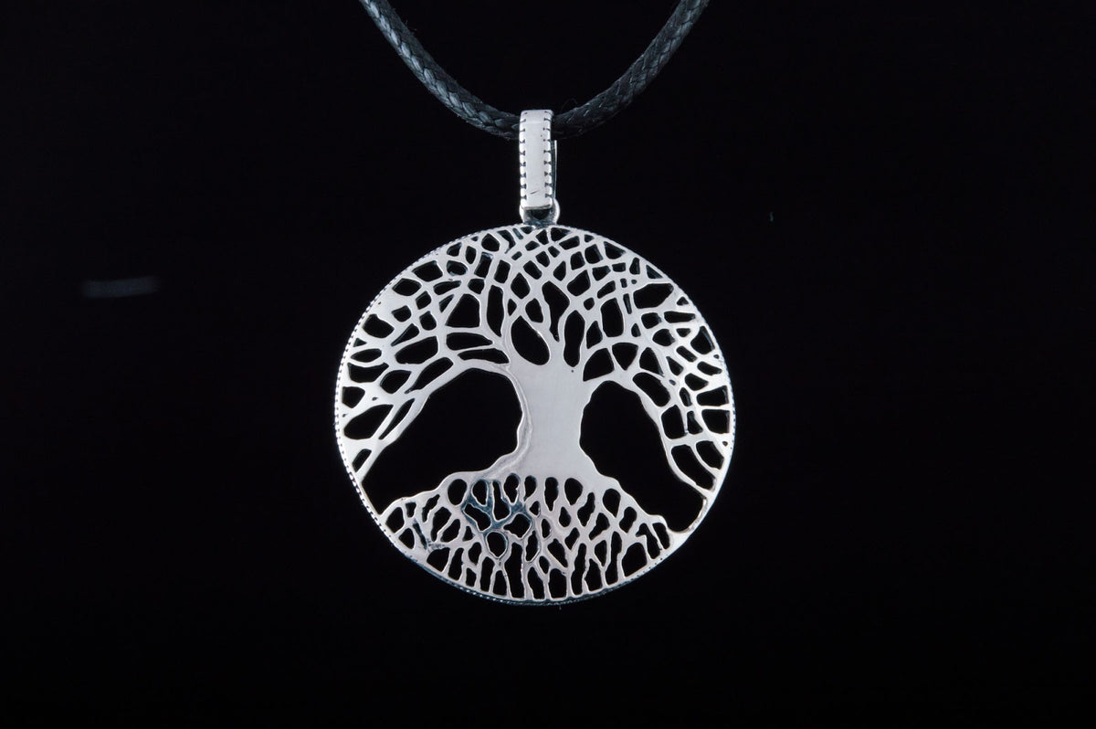 Pendentif Yggdrasil et Arbre Viking — Argent 925