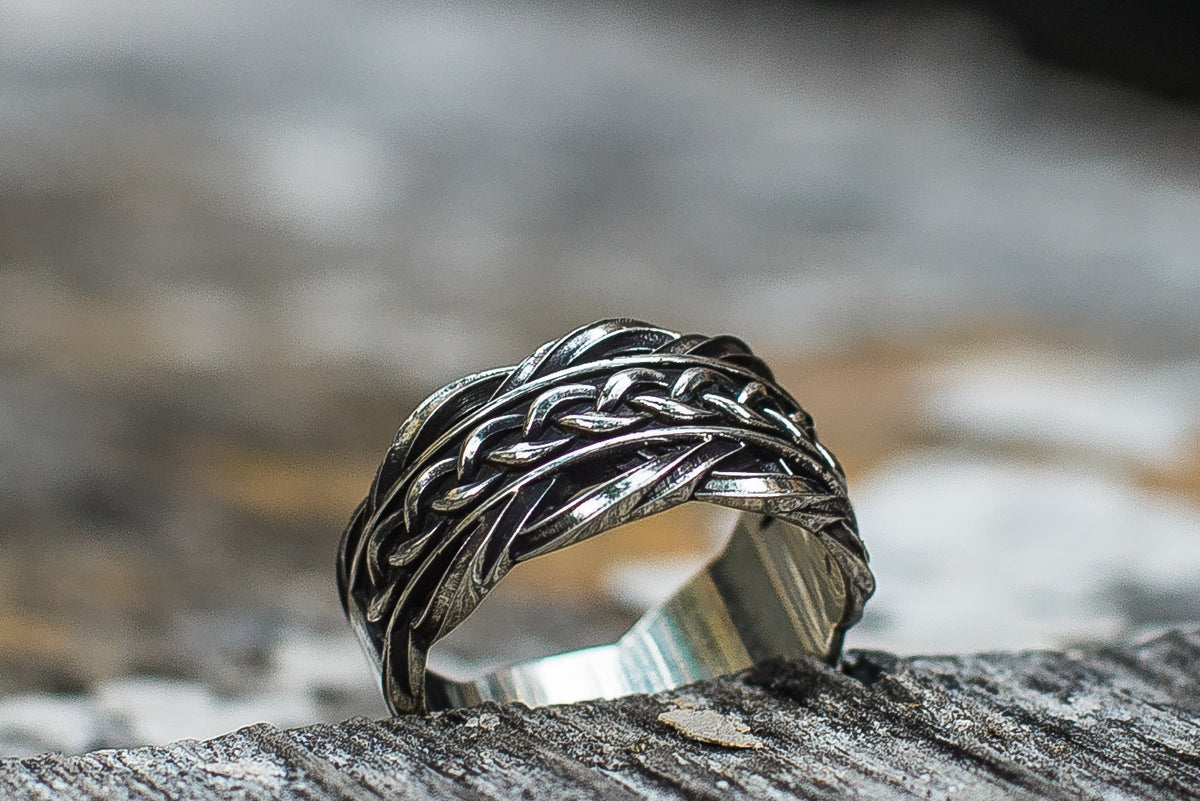 Bague Anneau Viking Ivar — Argent 925