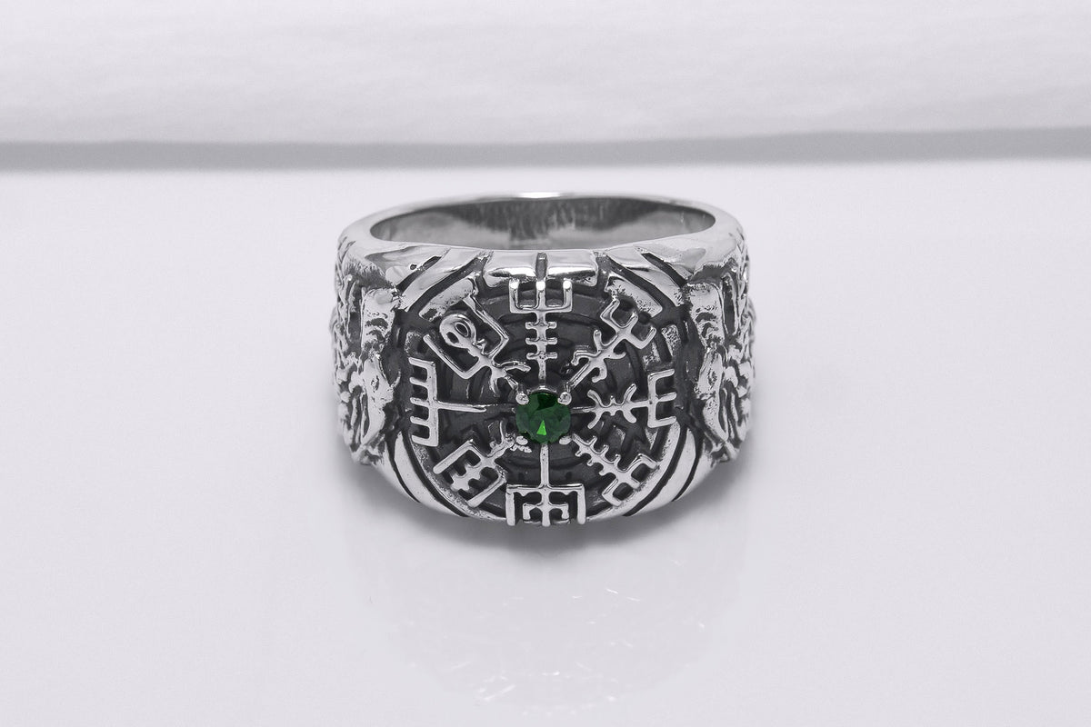 Bague Chevalière Viking Sigrun — Argent 925