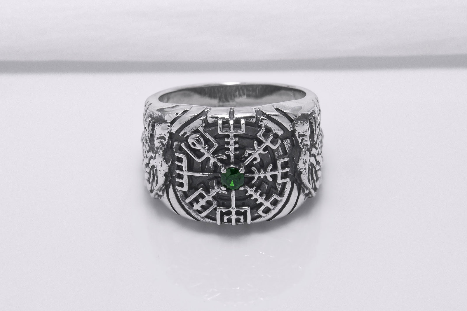 Bague Chevalière Viking Sigrun — Argent 925