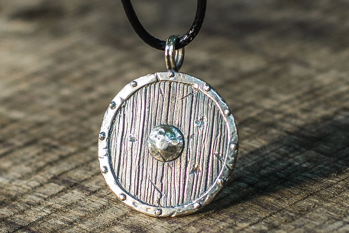 Pendentif Bouclier Arme — Argent 925