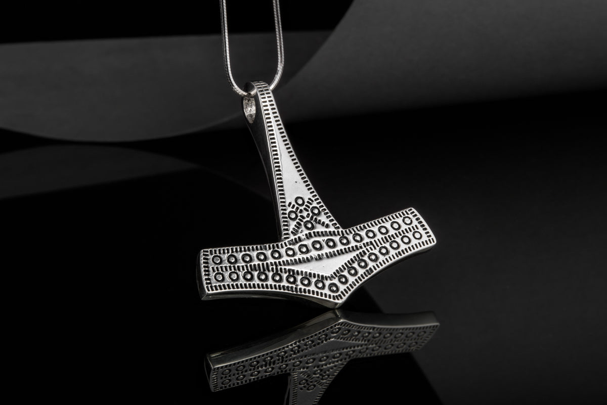 Pendentif Marteau de Thor et Mjölnir Alva — Argent 925