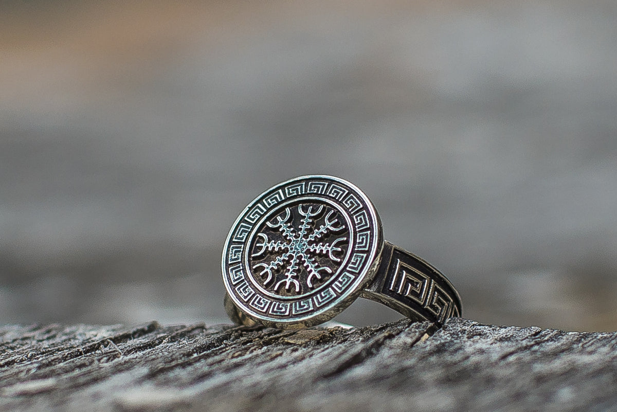 Bague Chevalière Viking Ragnar — Argent 925