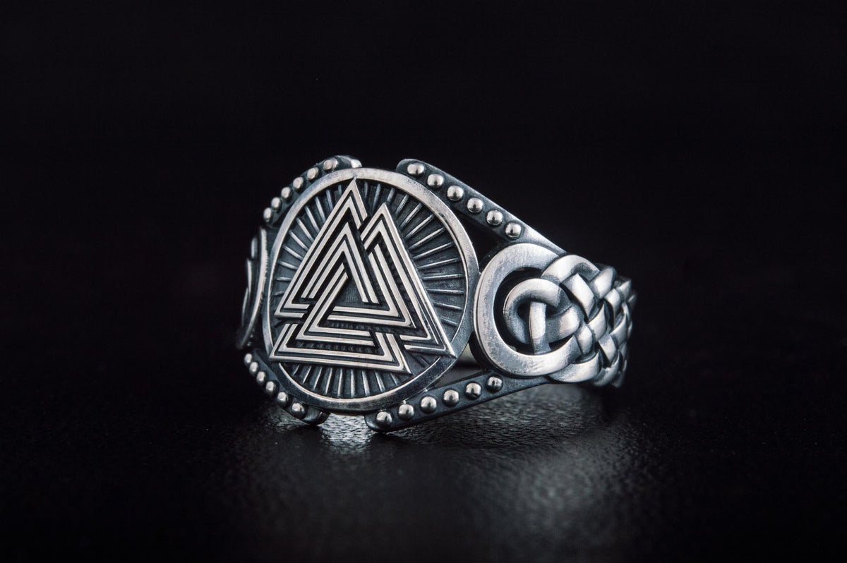 Bague Chevalière Viking Rurik — Argent 925