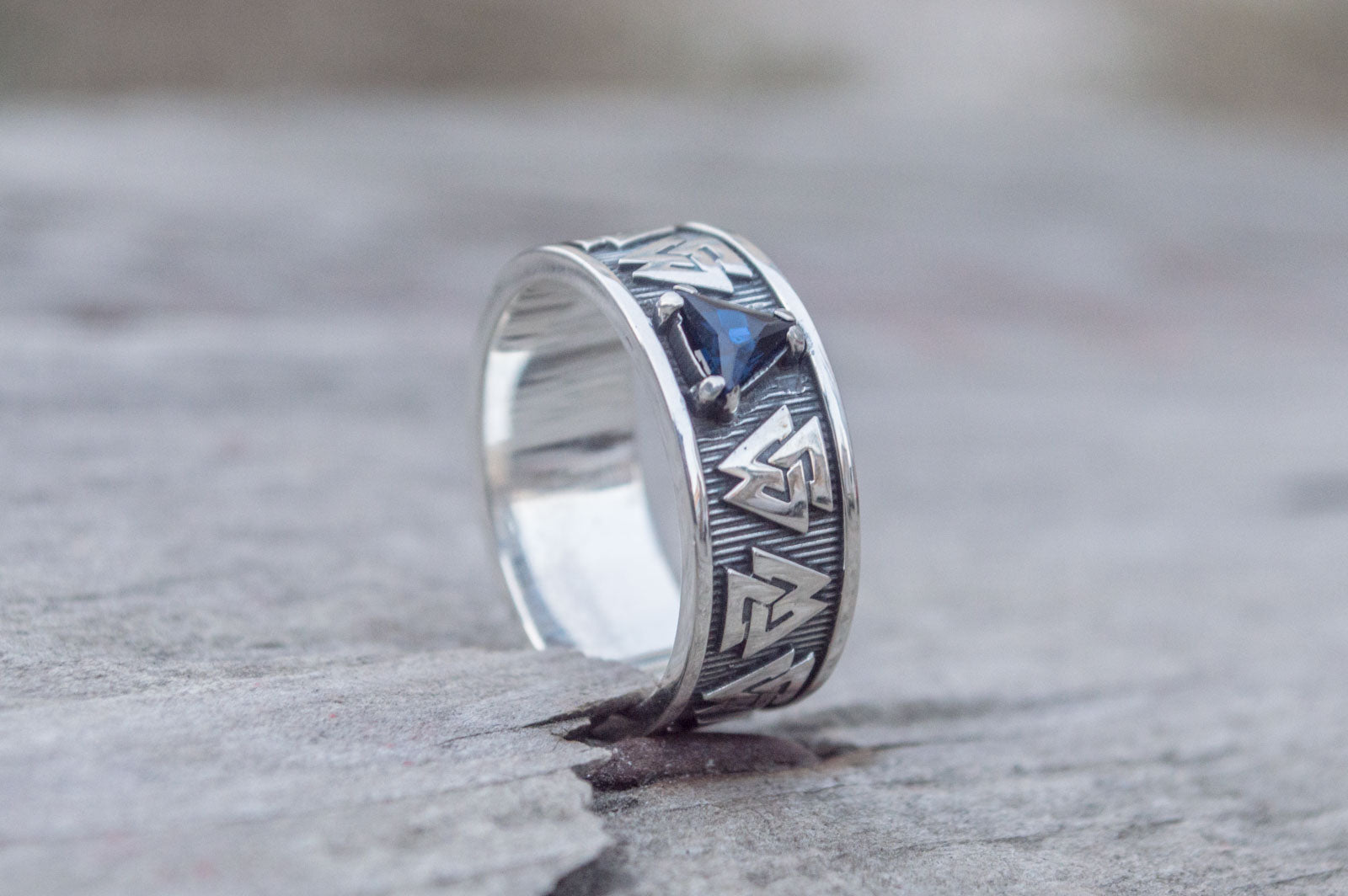 Bague Anneau Viking Bjorn — Argent 925