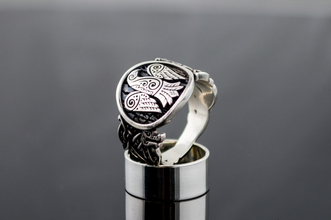 Bague Chevalière Viking Hakon — Argent 925