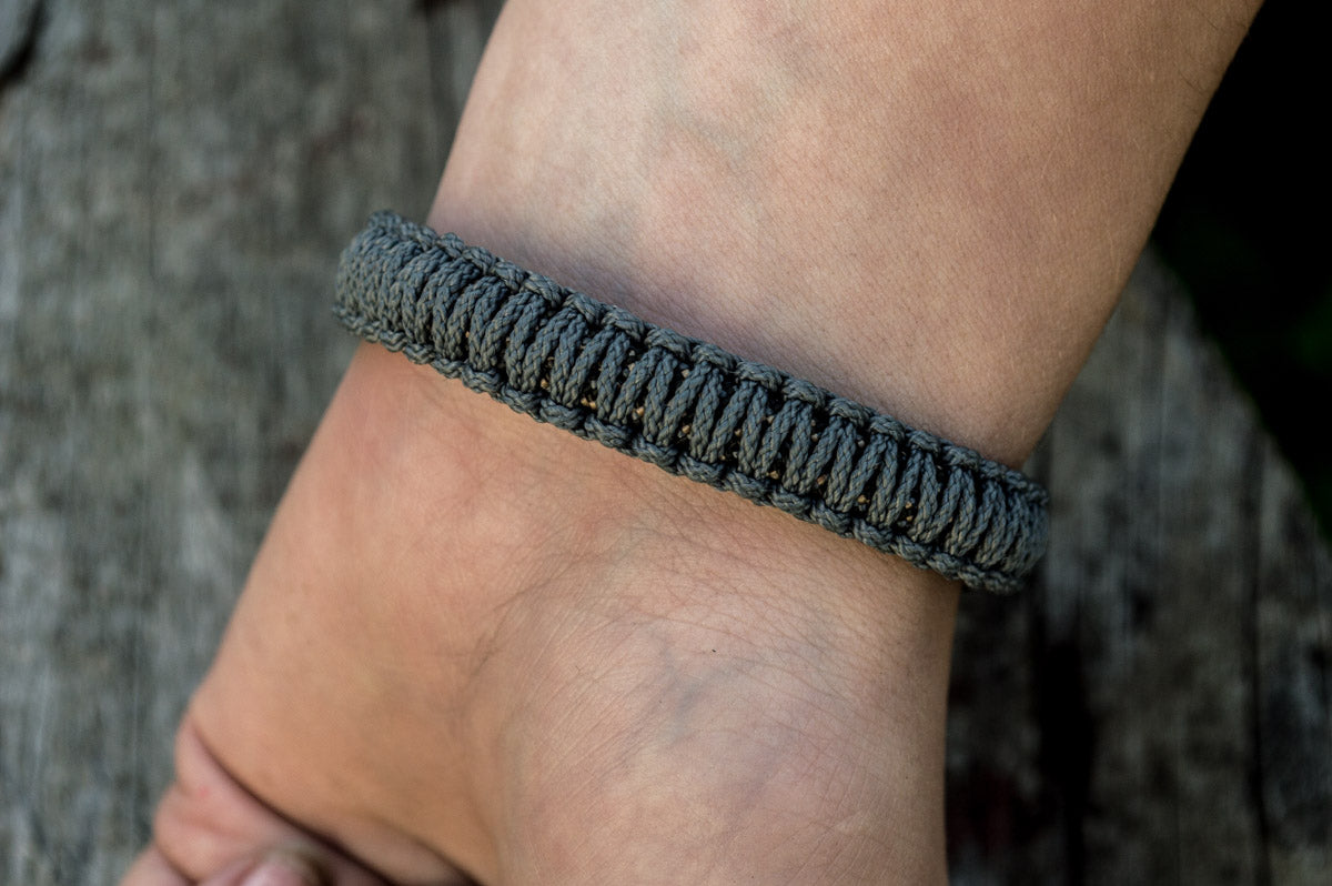 Bracelet Paracorde Hache Viking Ivar — Argent 925