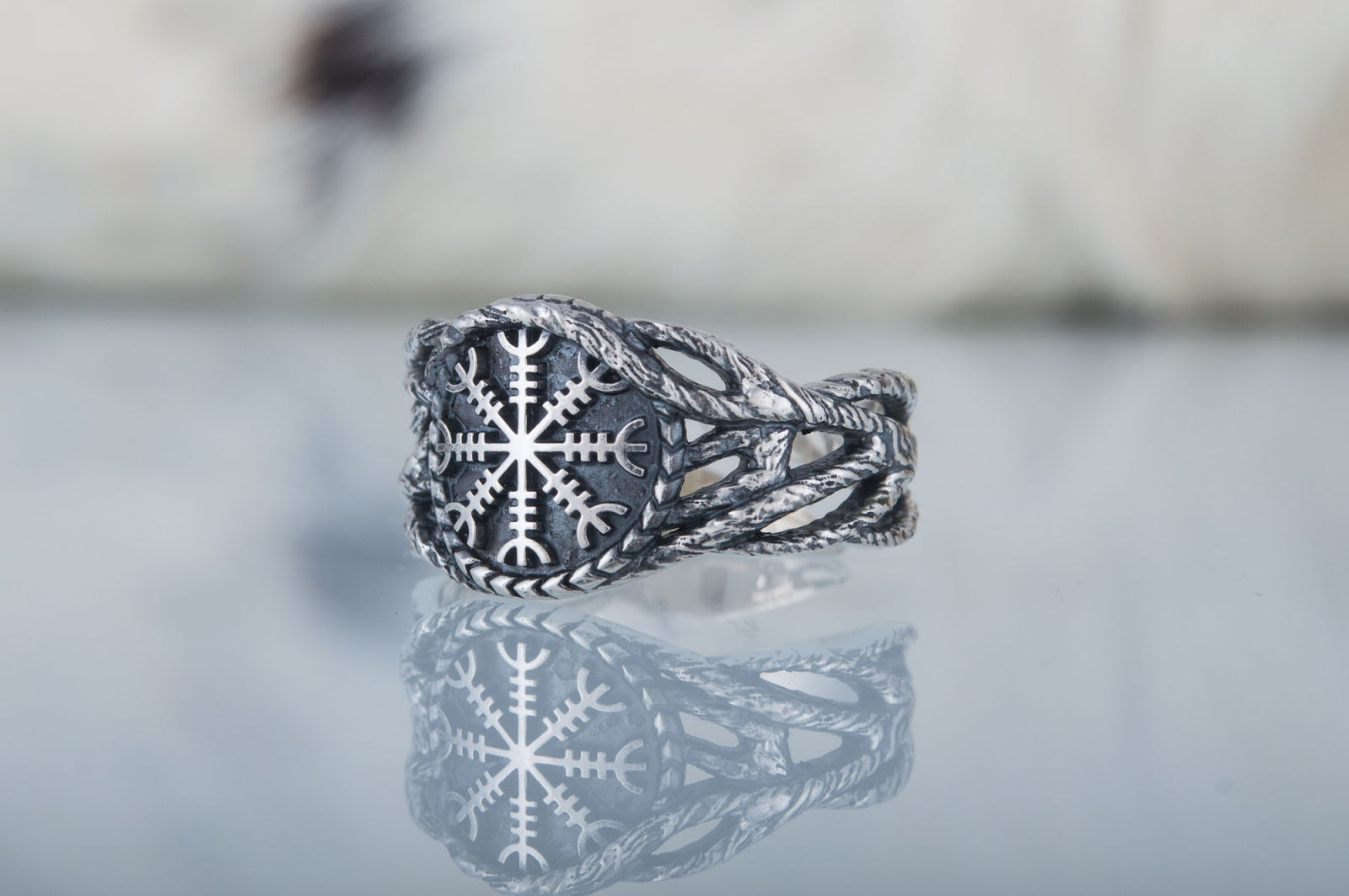 Bague Vegvisir — Argent 925