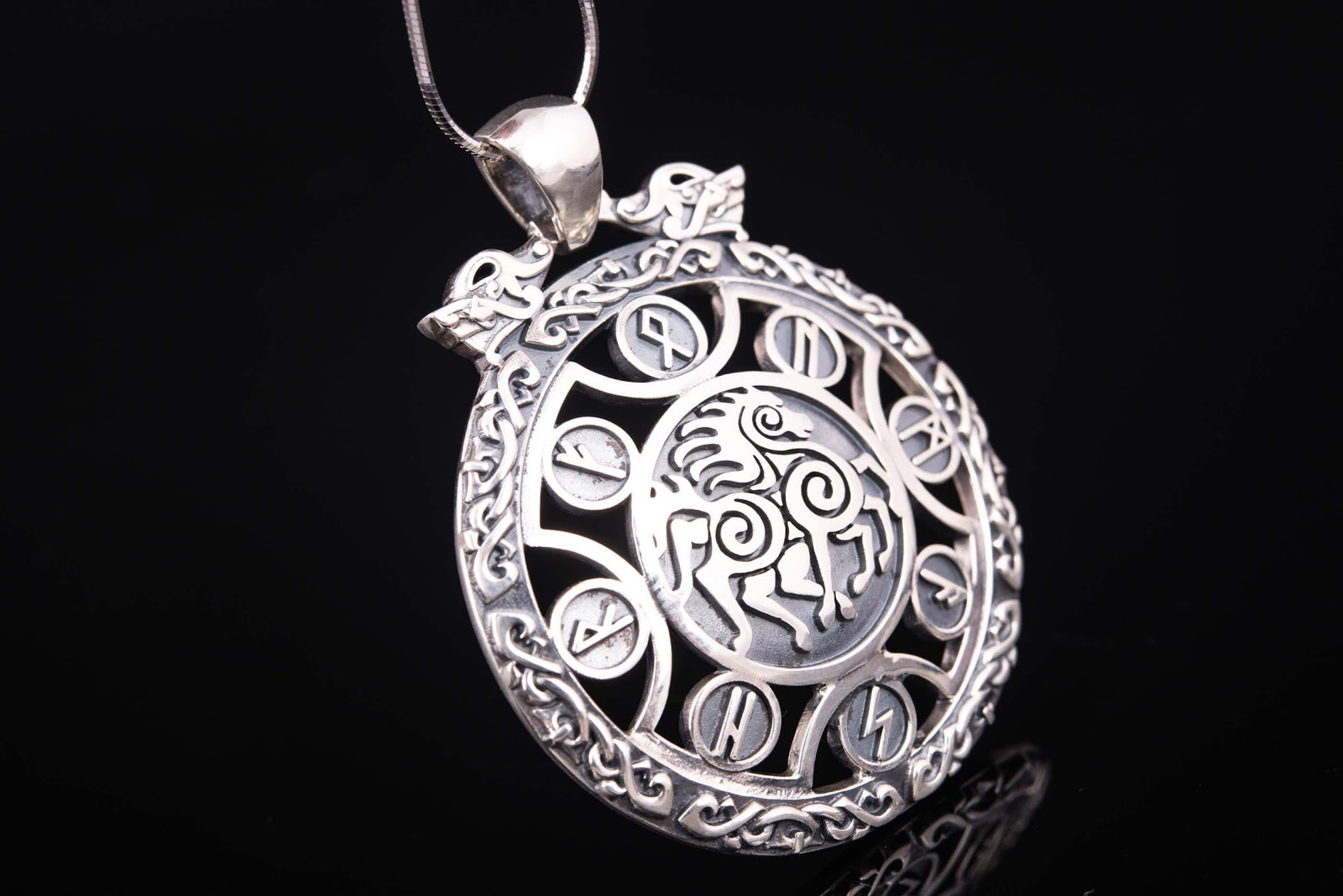 Pendentif Viking Rollon — Argent 925