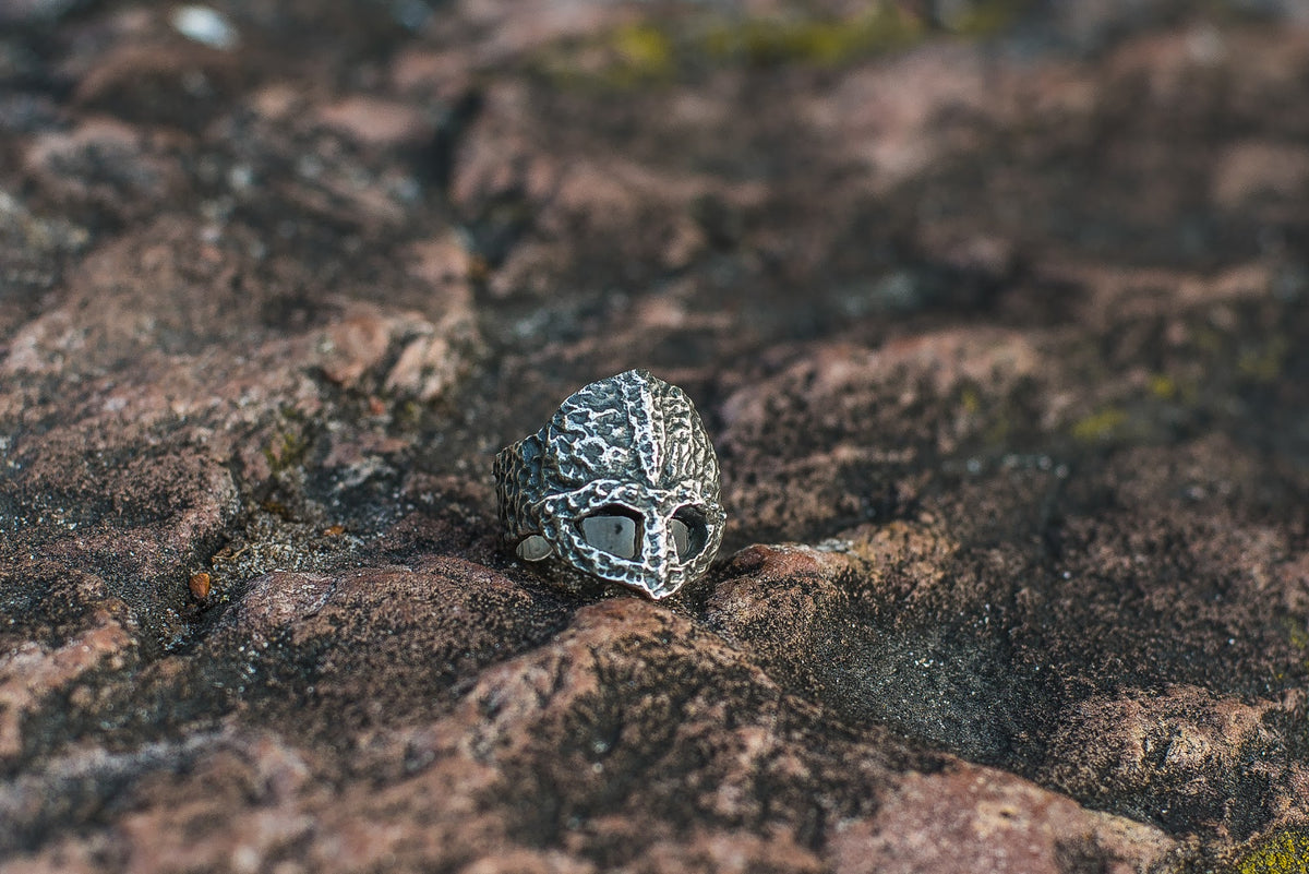 Bague Viking Casque — Argent 925