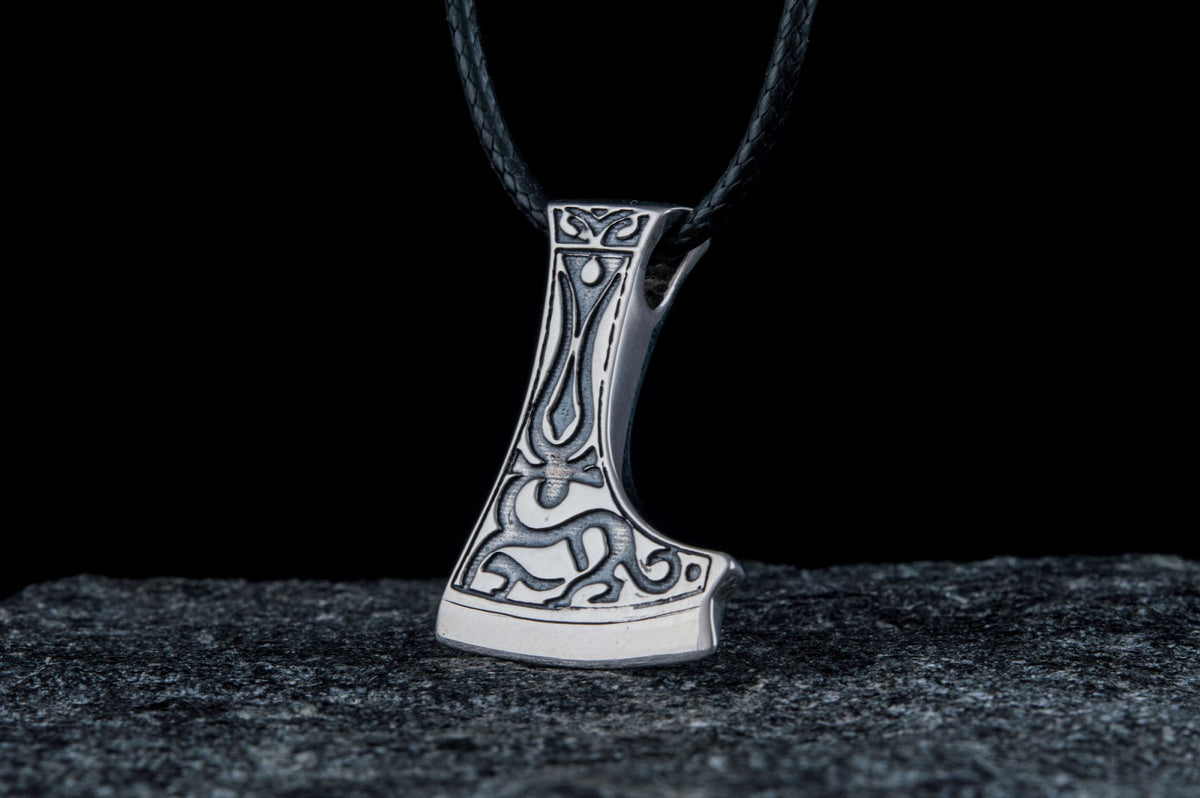 Pendentif Hache et Ornement Perun — Argent 925