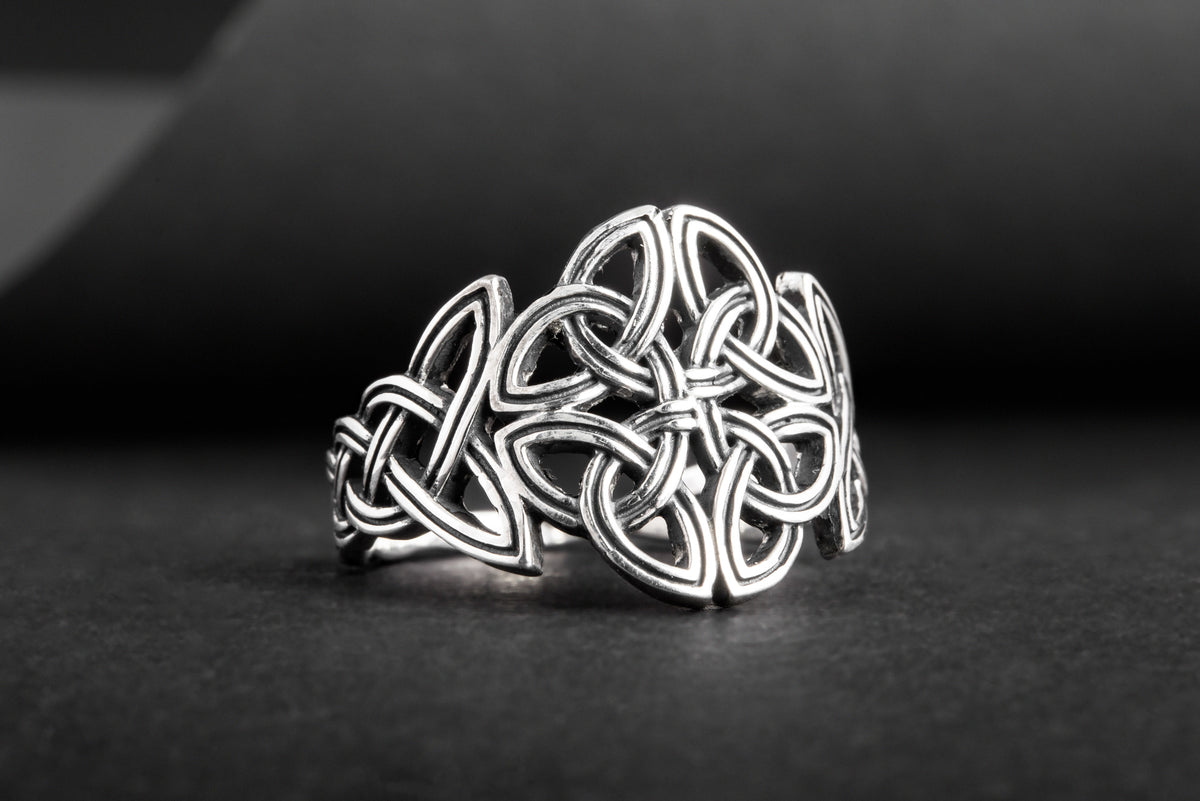 Bague Ornement Viking — Argent 925
