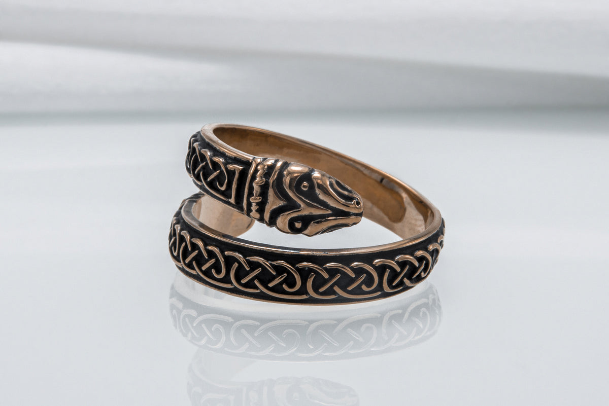 Bague Serpent — Bronze