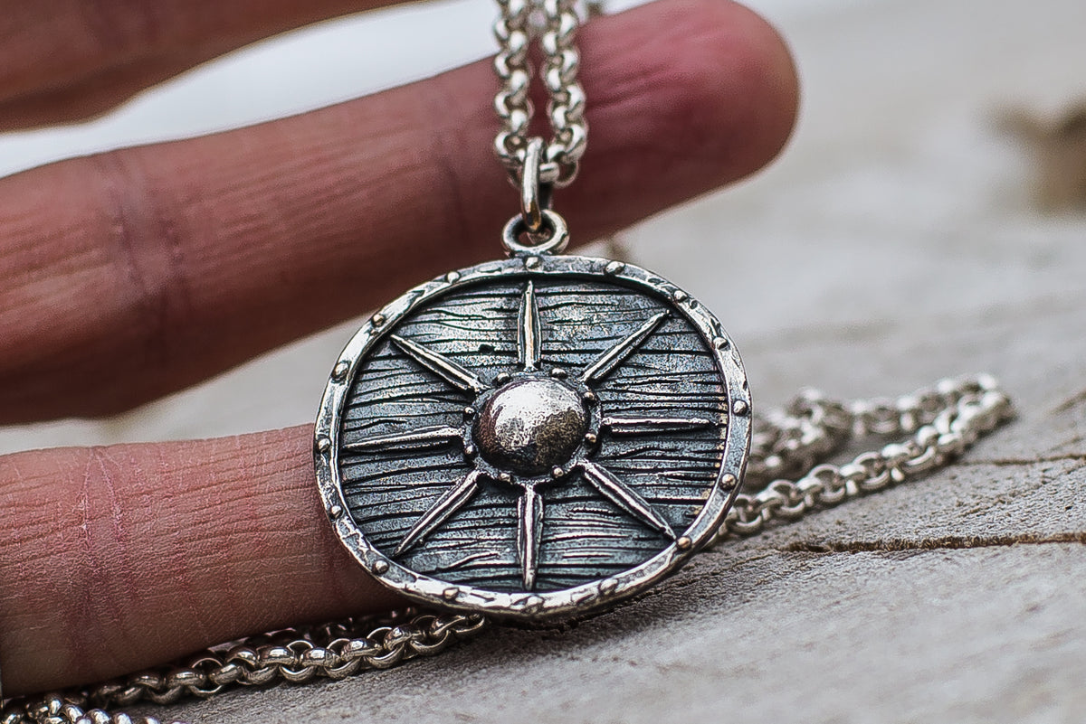 Pendentif Bouclier Floki — Argent 925