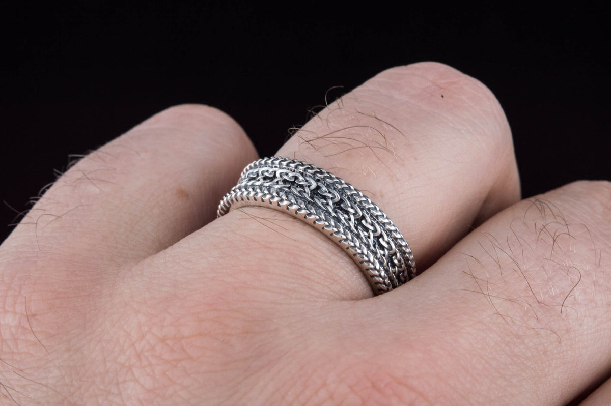 Bague Ornement Torstein — Argent 925