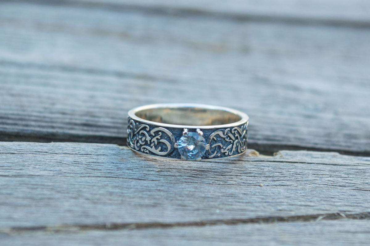 Bague Anneau Viking Olaf — Argent 925