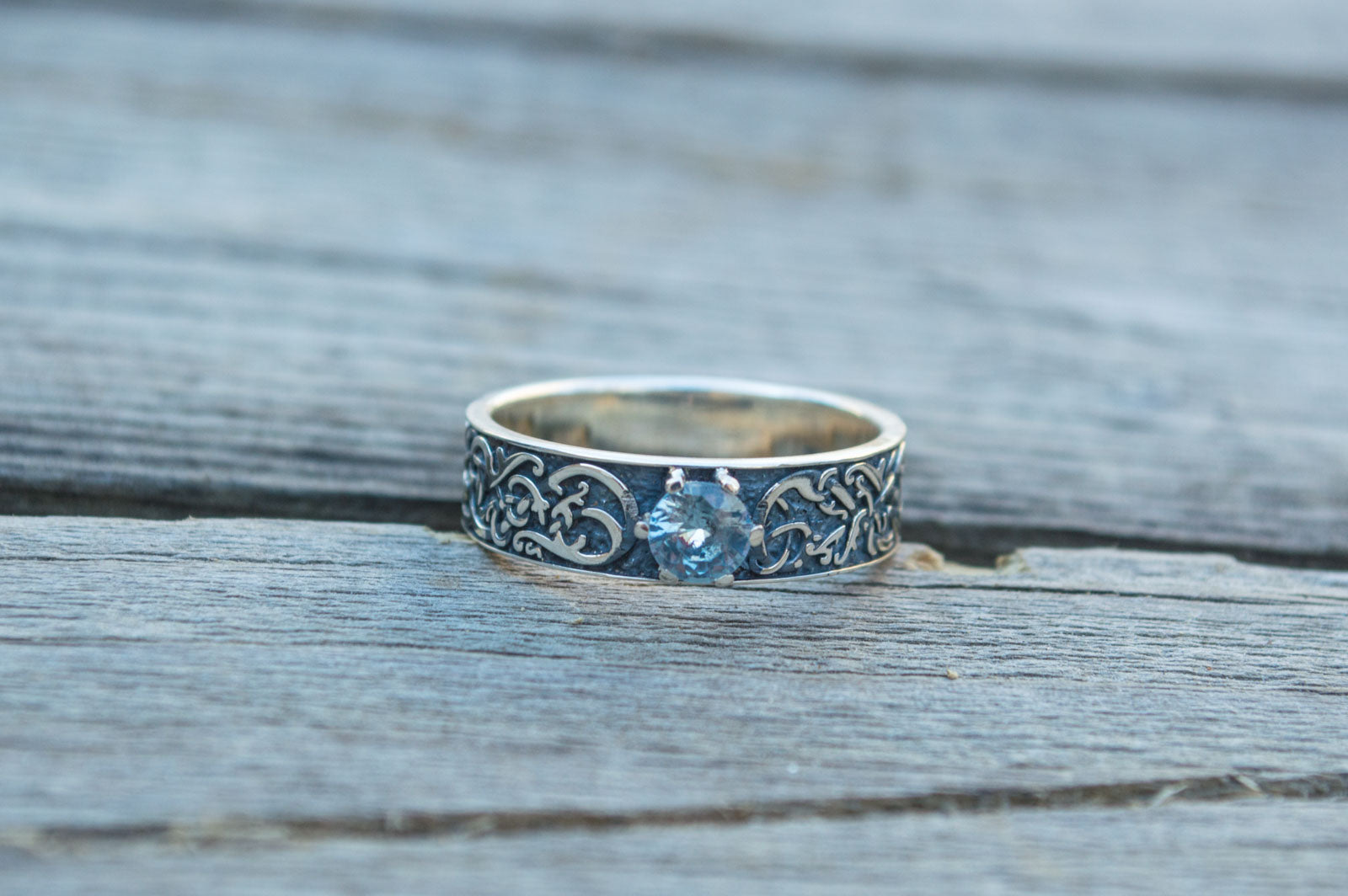 Bague Anneau Viking Olaf — Argent 925