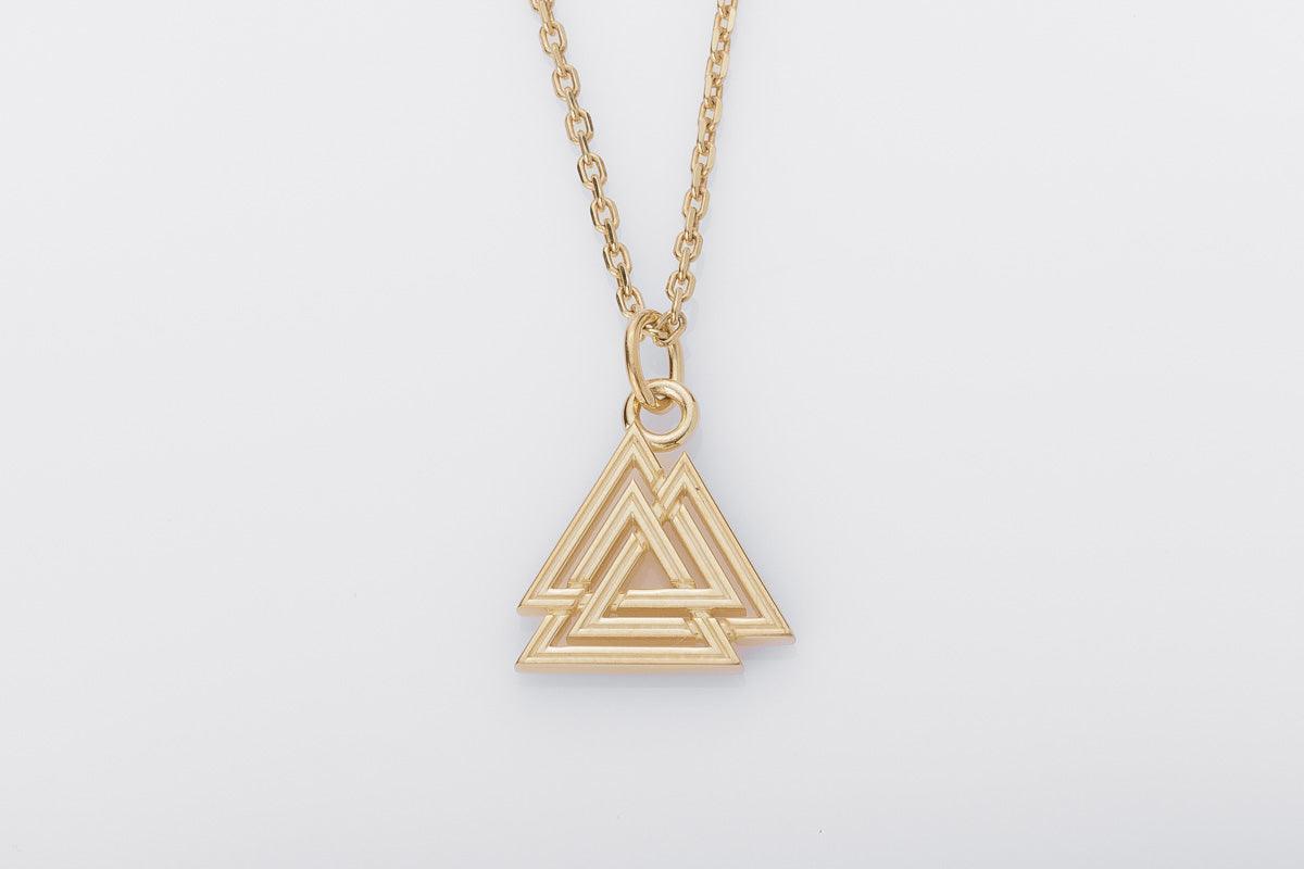 Pendentif Valknut Miniature — Argent 925