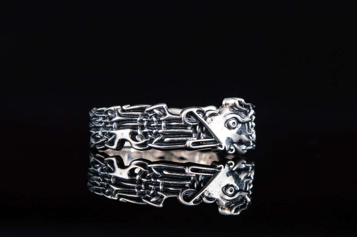 Bague Anneau Viking Gunnar — Argent 925
