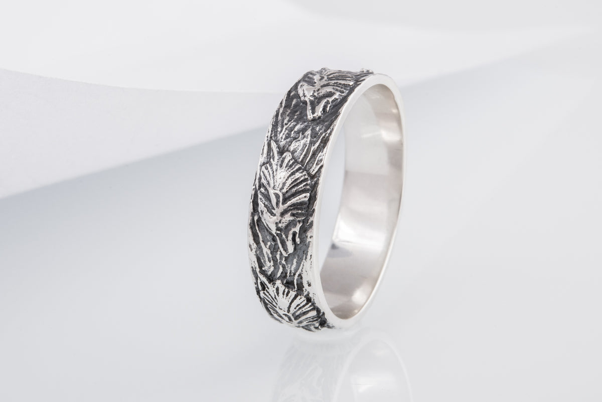 Bague Loup et Ornement — Argent 925