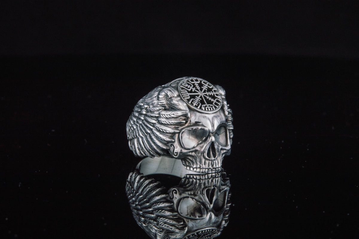 Bague Odin et Vegvisir — Argent 925