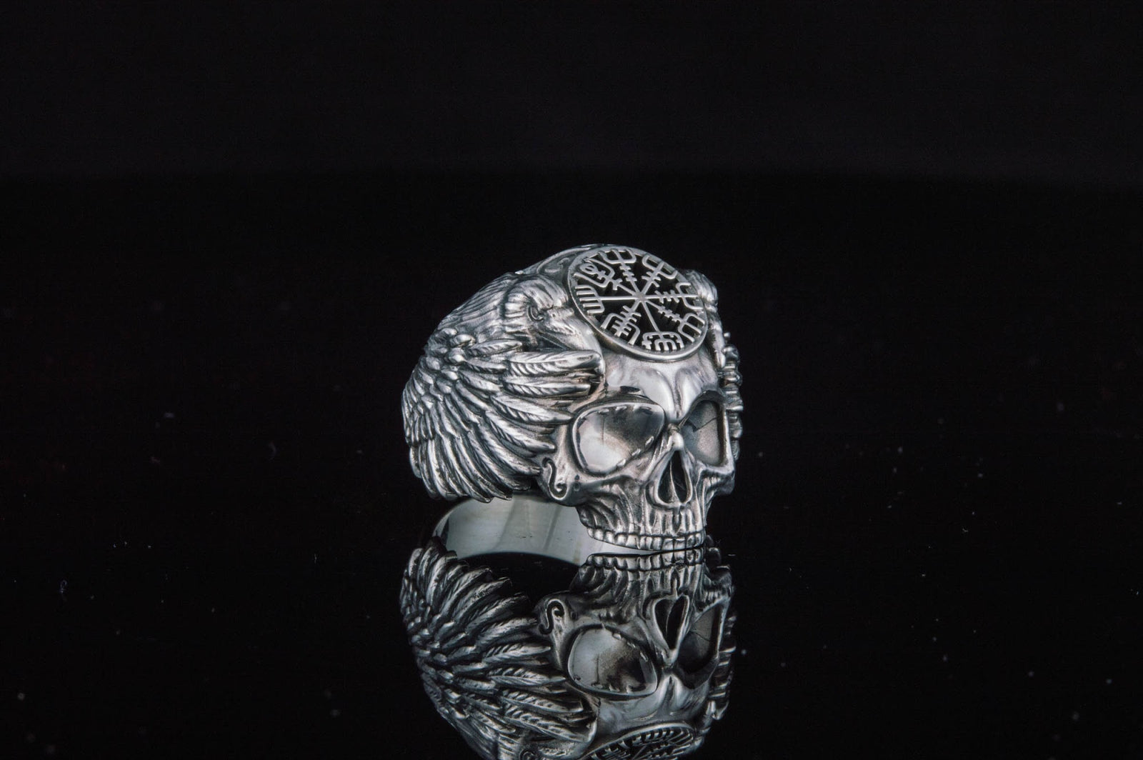 Bague Odin et Vegvisir — Argent 925