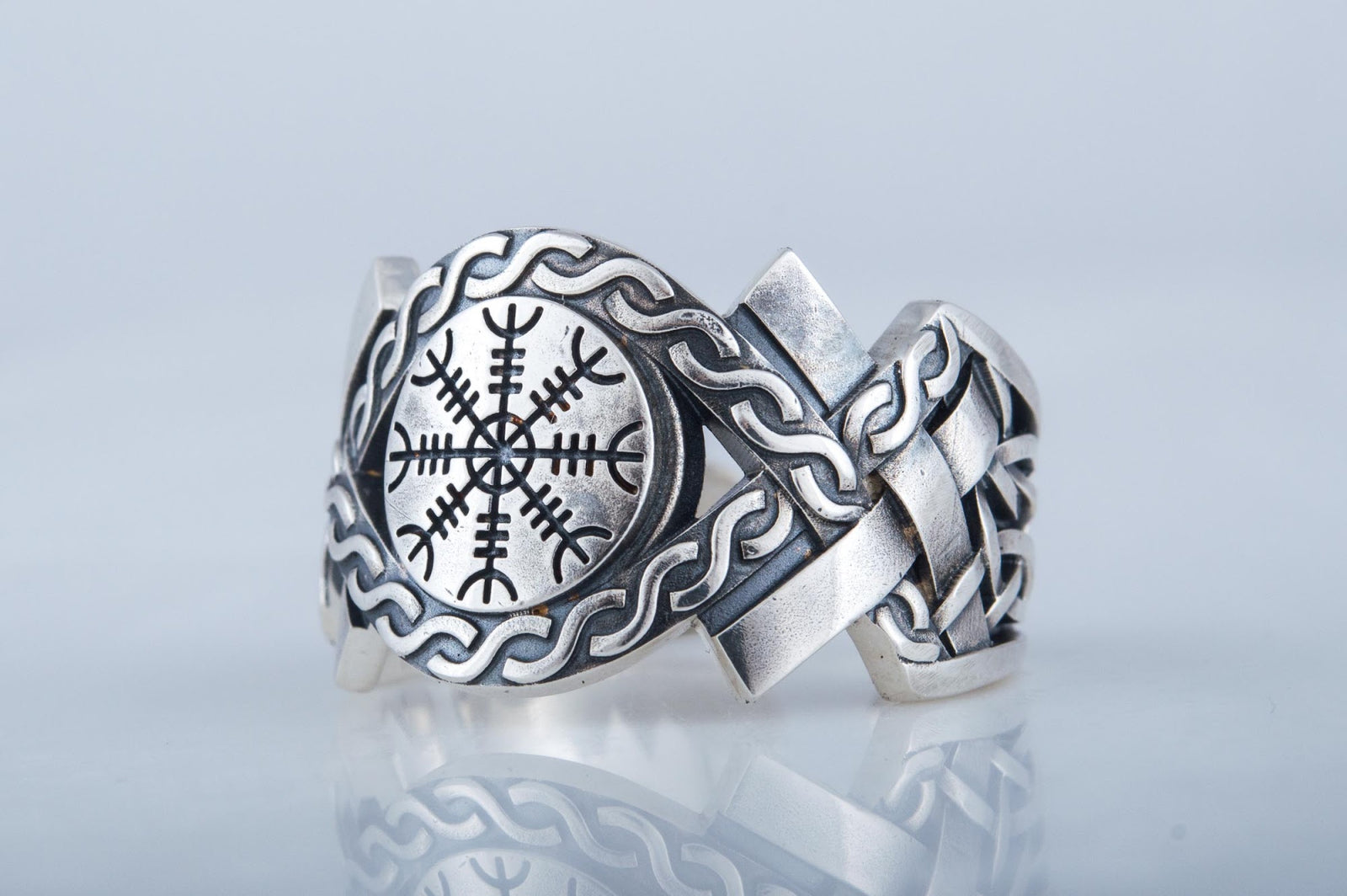 Bague Chevalière Viking Bjorn — Argent 925