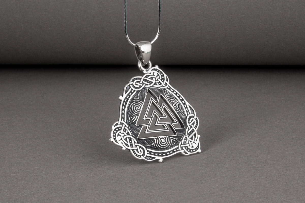 Pendentif Valknut et Ornement Ivar — Argent 925