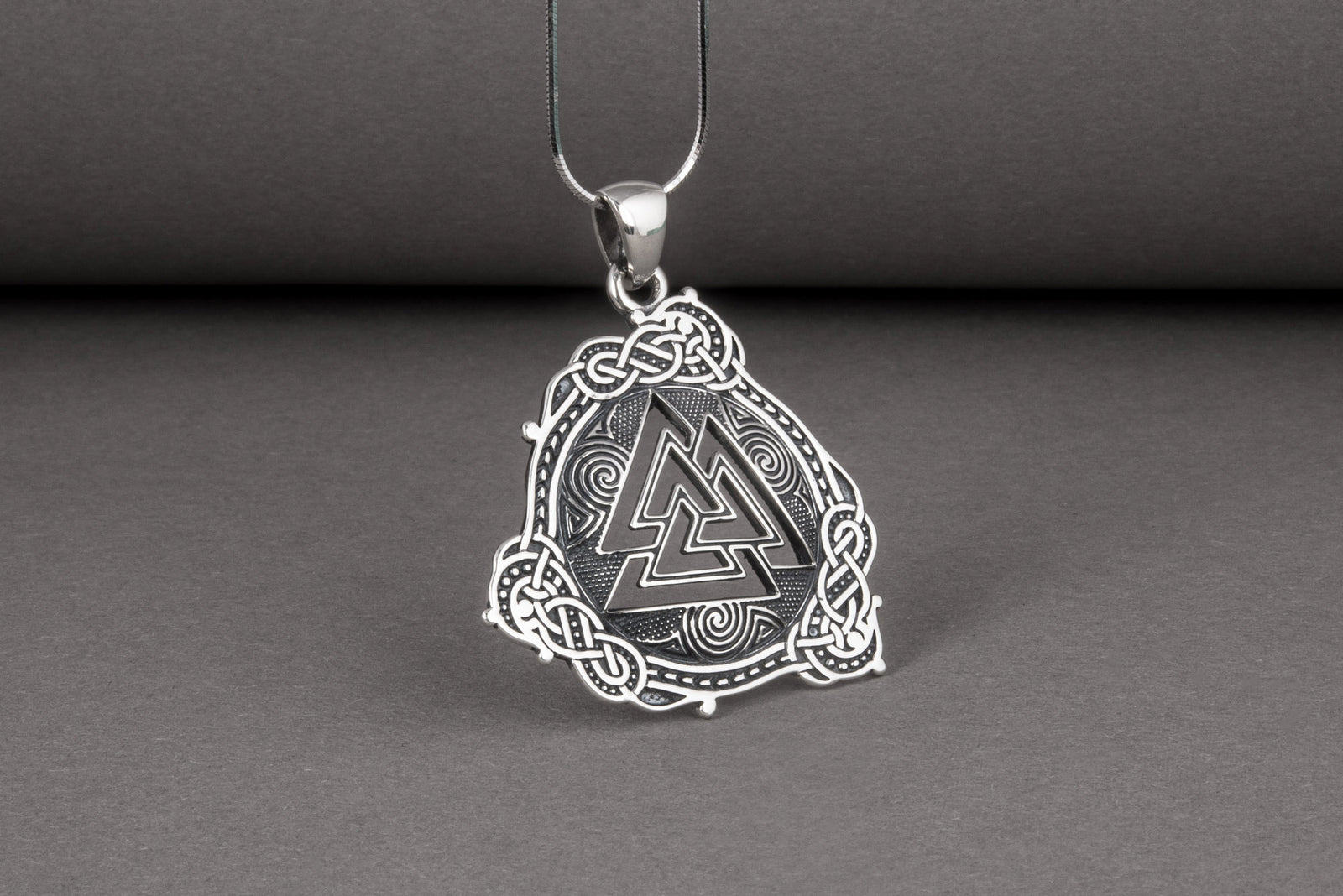 Pendentif Valknut et Ornement Ivar — Argent 925