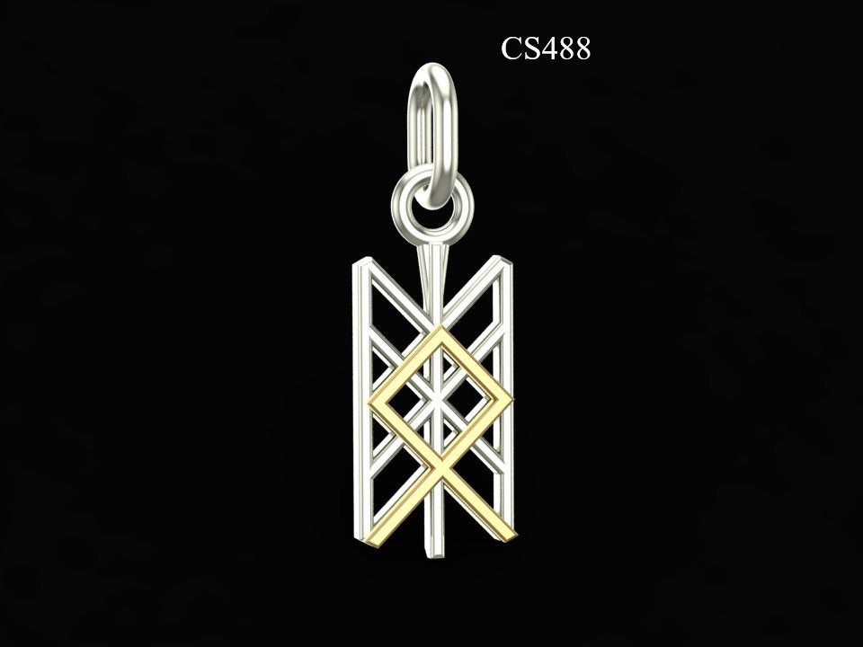 Pendentif Rune Miniature — Argent 925