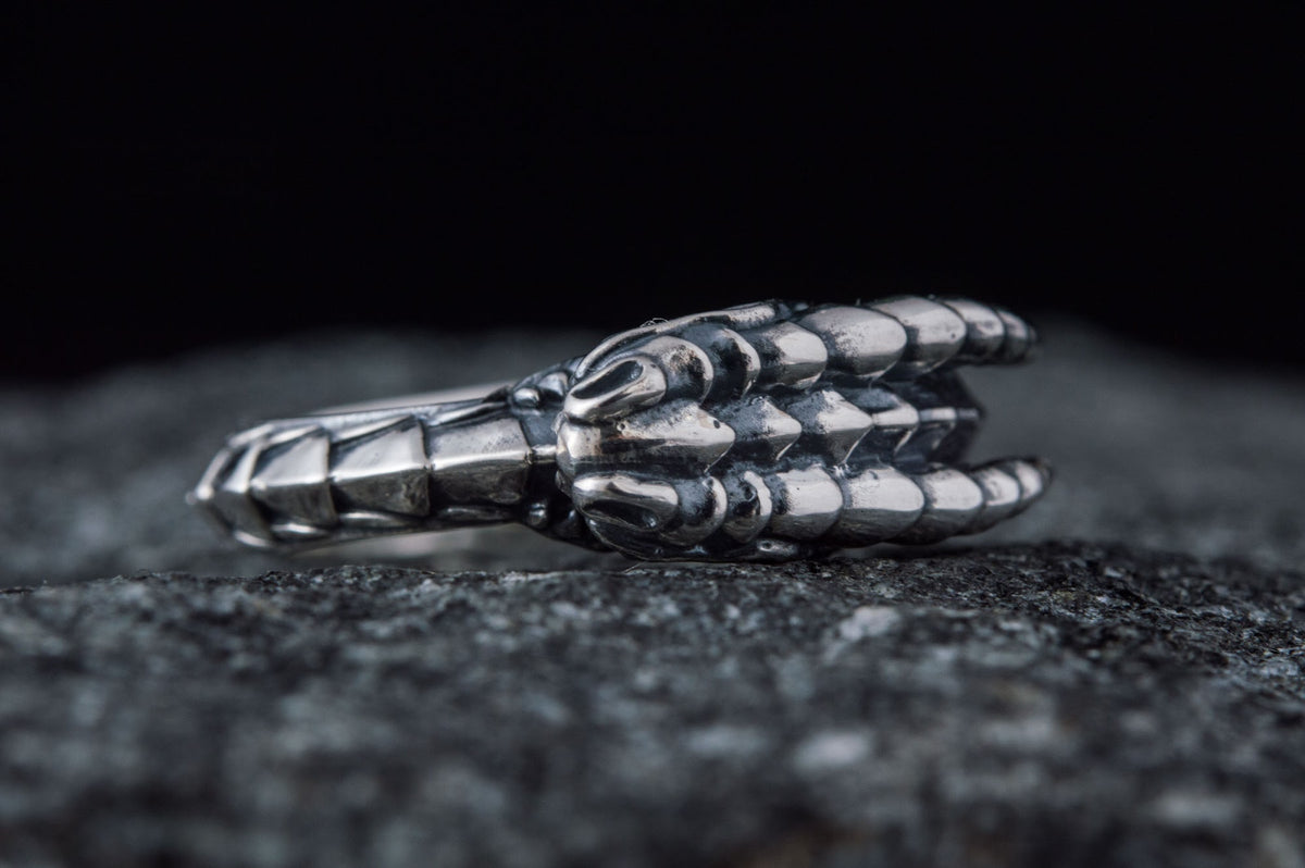 Bague Symboles Vikings Floki — Argent 925