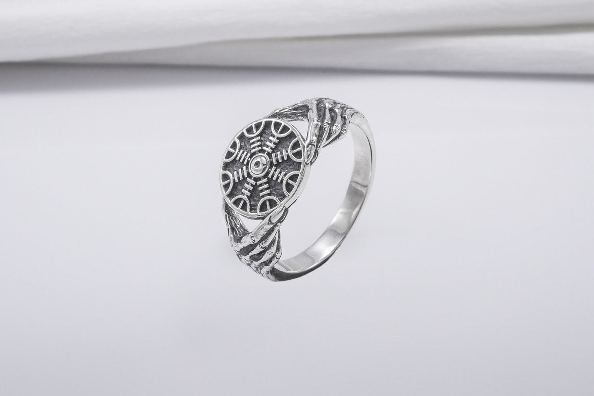 Bague Minimaliste Aegishjalmur — Argent 925