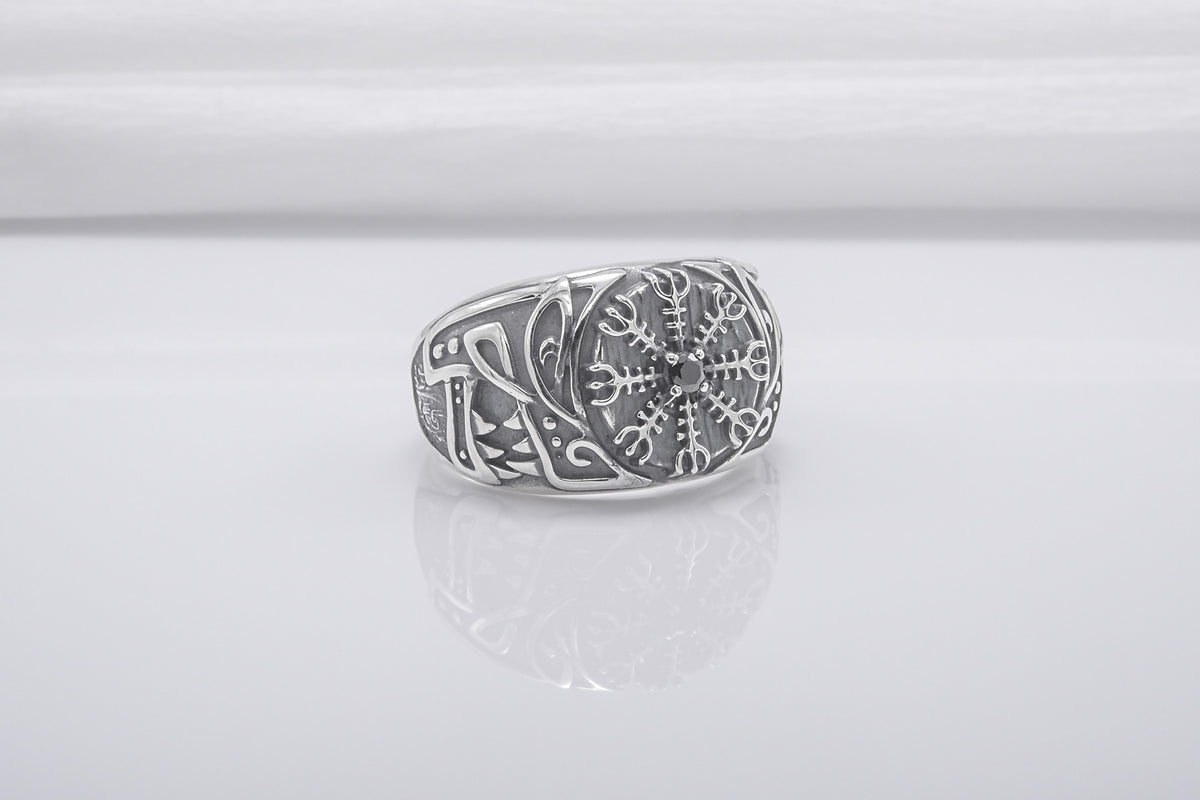 Bague Chevalière Viking Egil — Argent 925