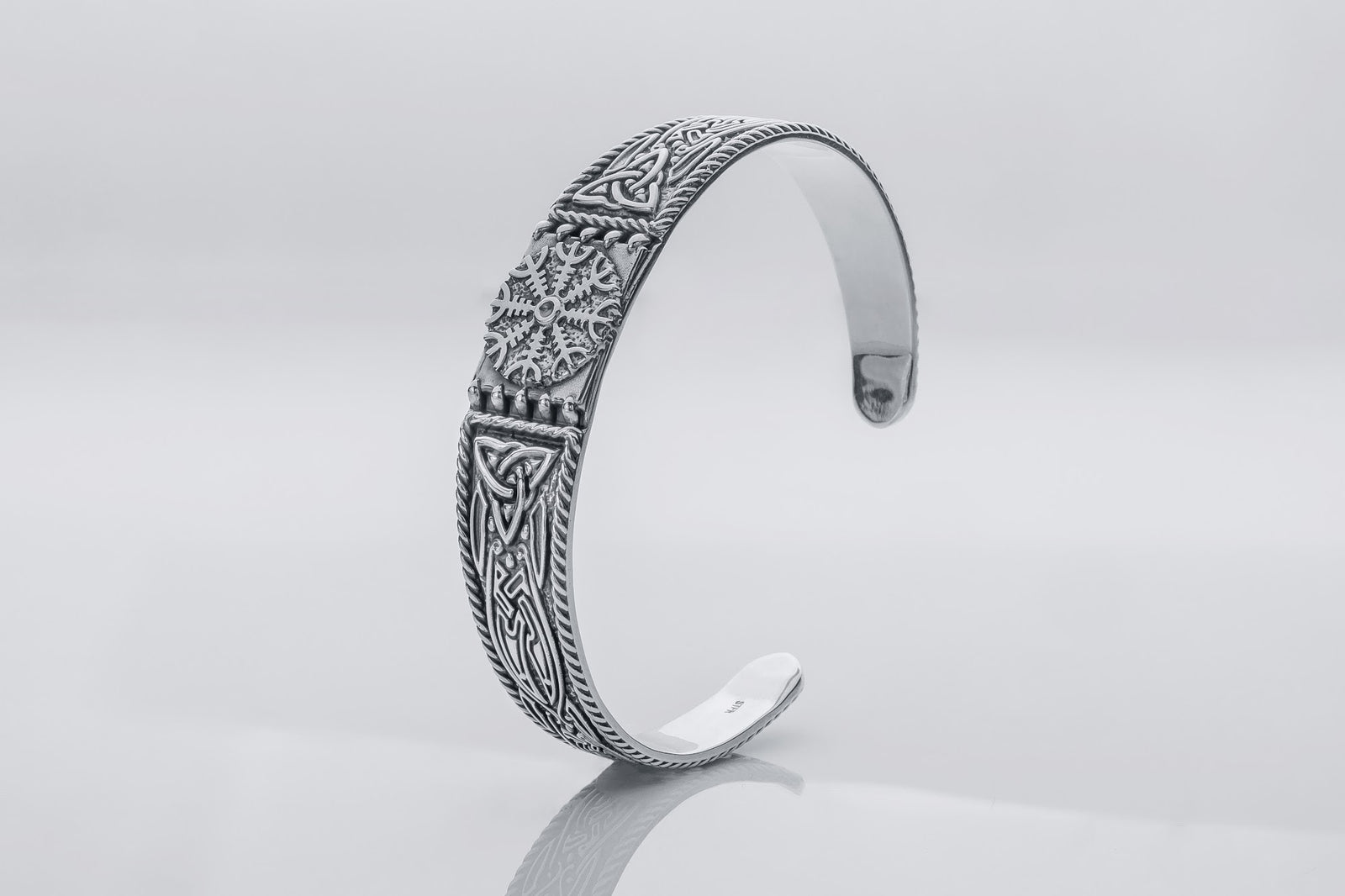 Bracelet Aegishjalmur — Argent 925