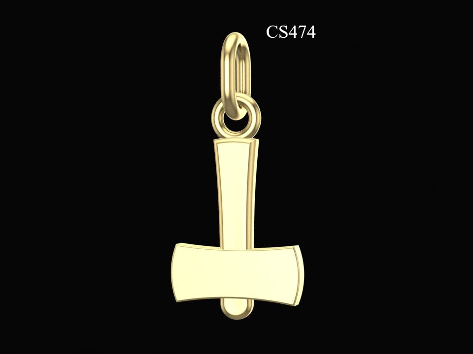 Pendentif Marteau et Thor — Argent 925