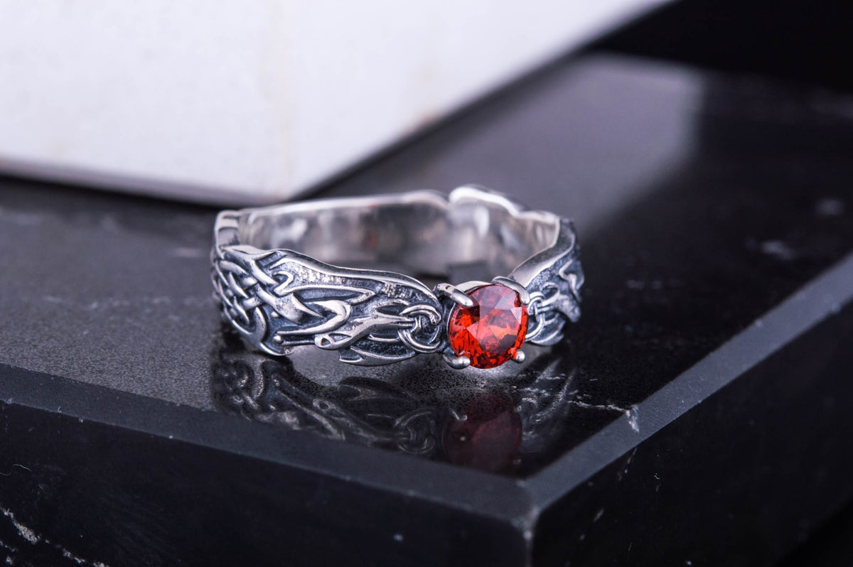 Bague Ornement Leif — Argent 925