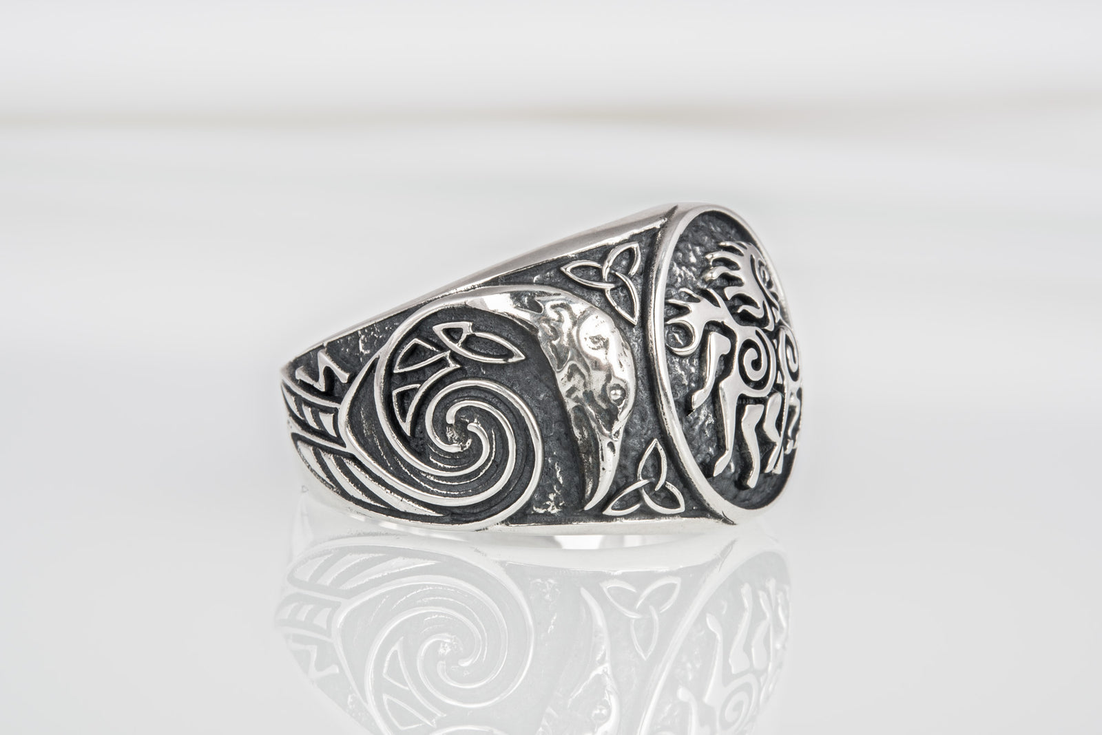 Bague Viking Berserker — Argent 925