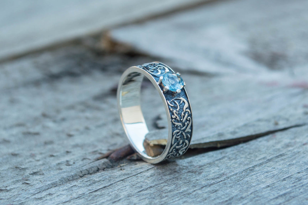 Bague Anneau Viking Olaf — Argent 925