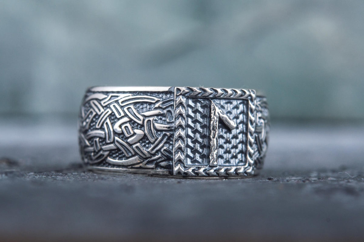 Bague Runique Sigurd — Argent 925