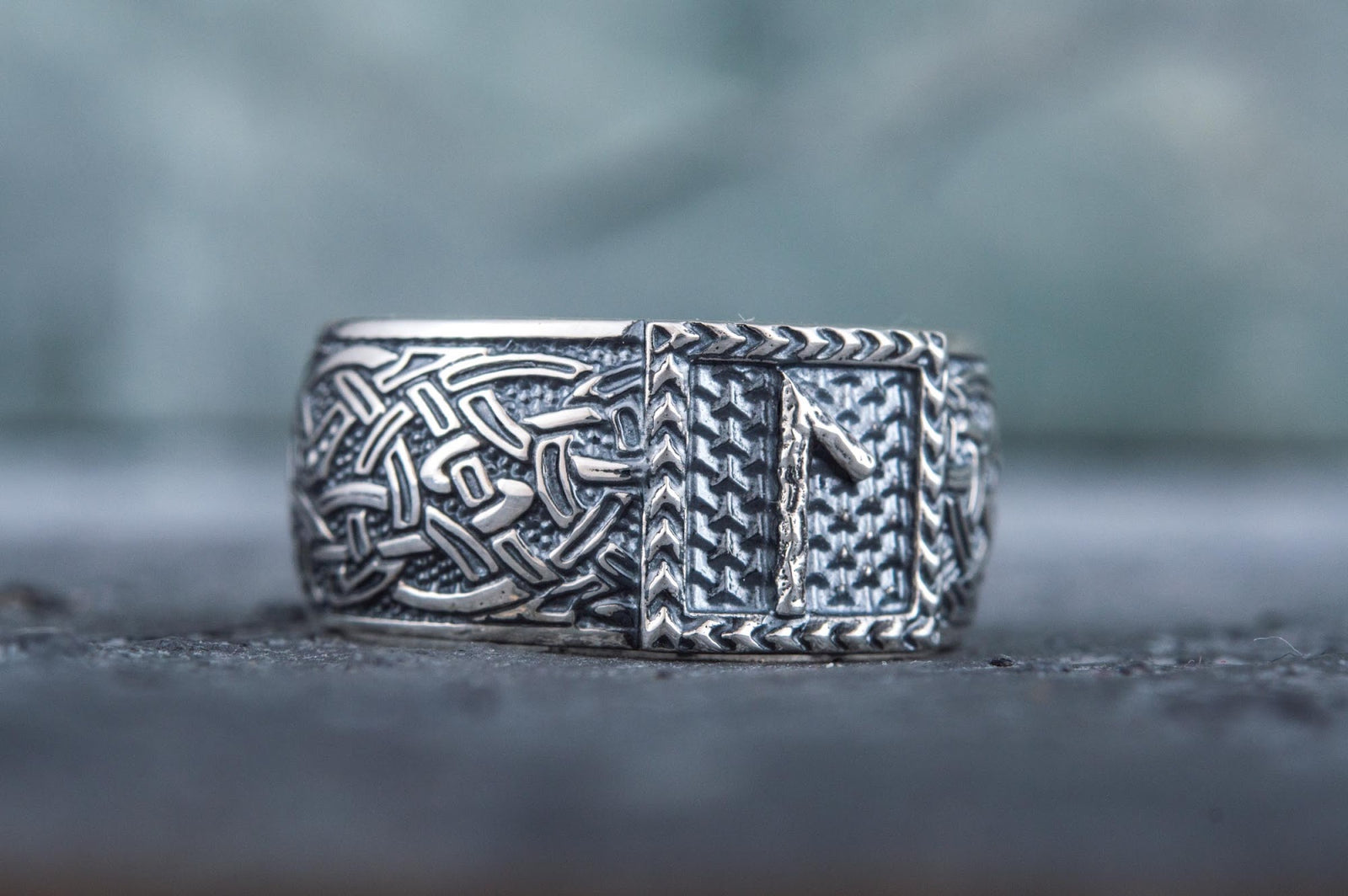 Bague Runique Sigurd — Argent 925